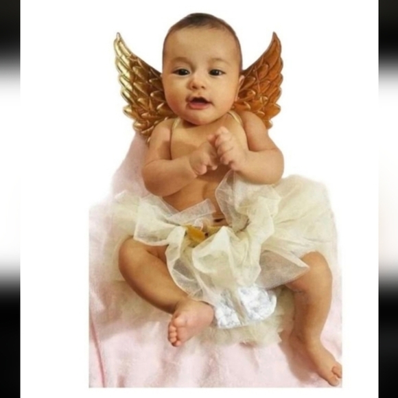 NWT Elly & Emmy 3pc Angel Tutu Set Size Up To 12 Months. - Picture 10 of 12